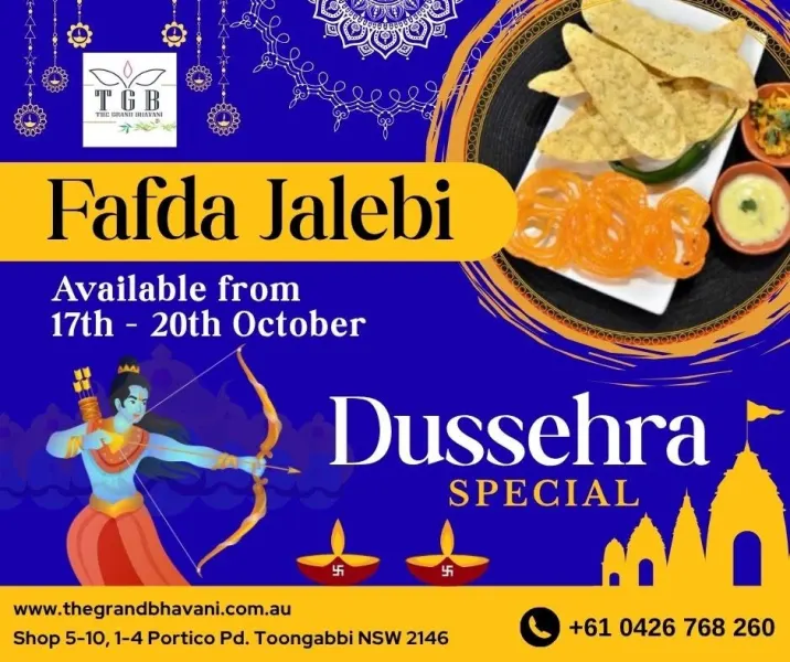 The Grand Bhavani – Dussehra Special Fafda Jalebi | 17–20 October 2026