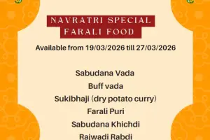 Navratri Satvik Feast at The Grand Bhavani Toongabie