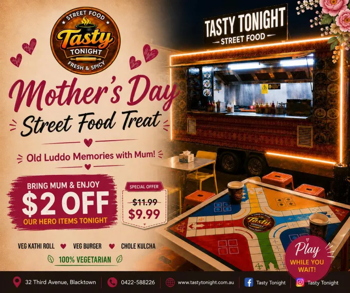 Mother’s Day Special at Tasty Tonight – Blacktown