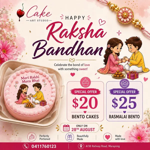Raksha Bandhan Special Bento Cakes by Cake Art Studio