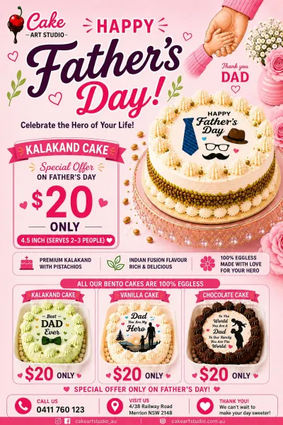 Father’s Day Special – KALAKAND CAKE $20