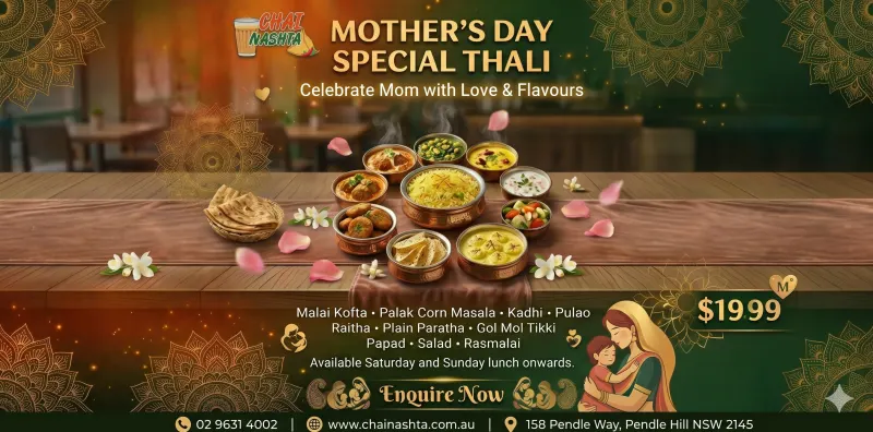 Mother's Day Special Thali @ Chai Nashta