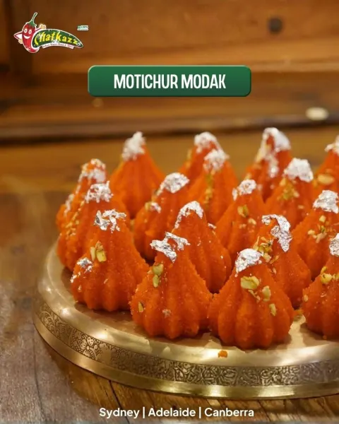Ganesh Chaturthi Special Modak & Ladoo at Chatkaaz Canberra