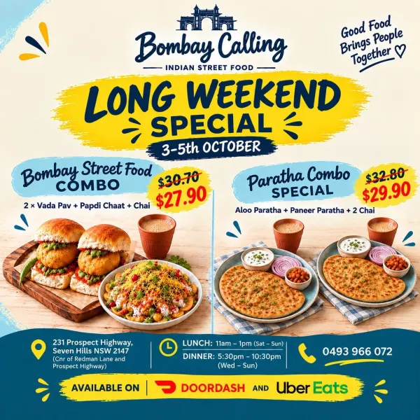 Bombay Calling Long weekend special promotional offer