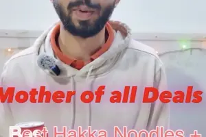 10$ Hakka Noodles + Soft Drink