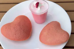 Complimentary Heart Idly & Mini Rose Milk with every order