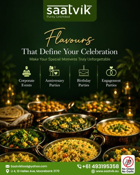 Saatvik Vegetarian and Jain Catering Service in Sydney