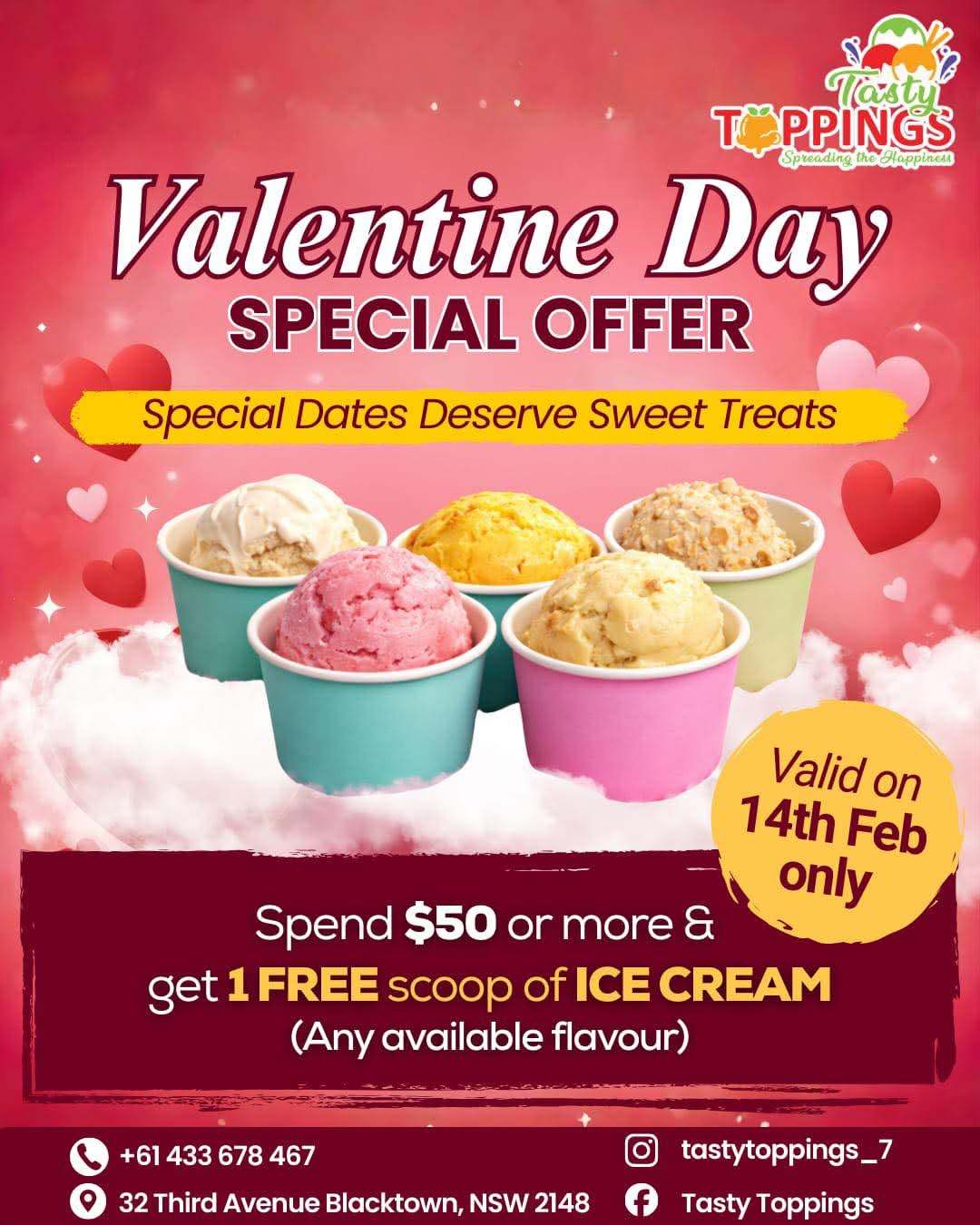 Love is Sweet, but FREE Ice Cream is Sweeter !