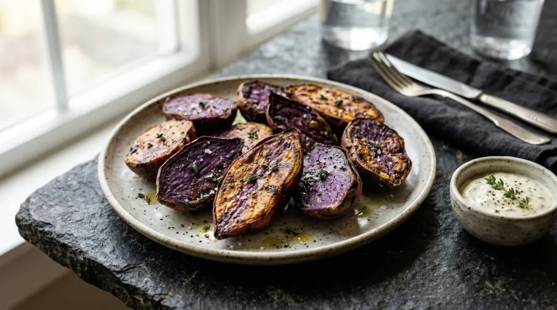 Crispy Roasted Sweet Potato Wedges