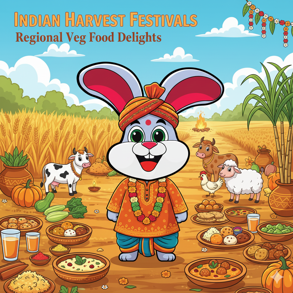 Celebrating India’s Harvest Festivals Through Regional Vegetarian Delicacies