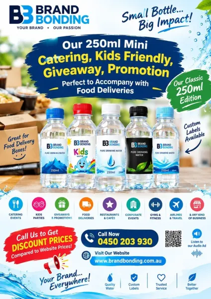 Small Bottle, Big Impact ! Turn Everyday Bottled water Into a Marketing Opportunity